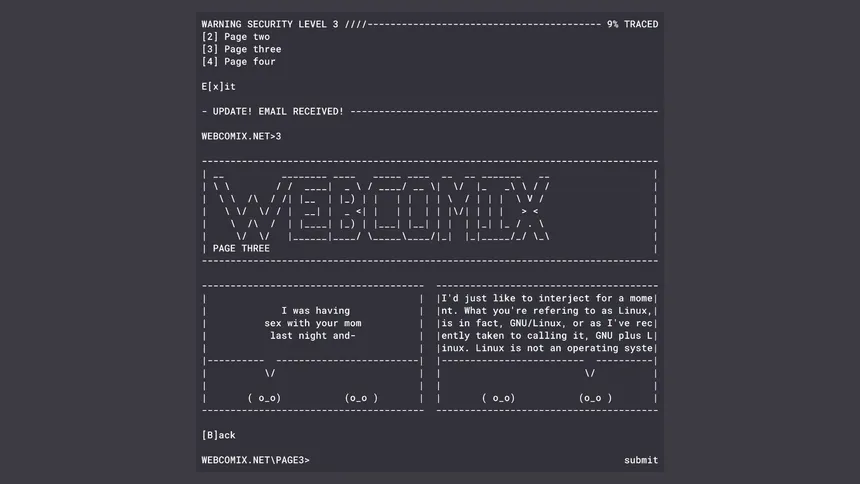 Скриншот 8 к игре Elite Hacker: Retro Hacking Evolution: Grand Theft Transsexual Uplink Matrix Terminator SEO Words