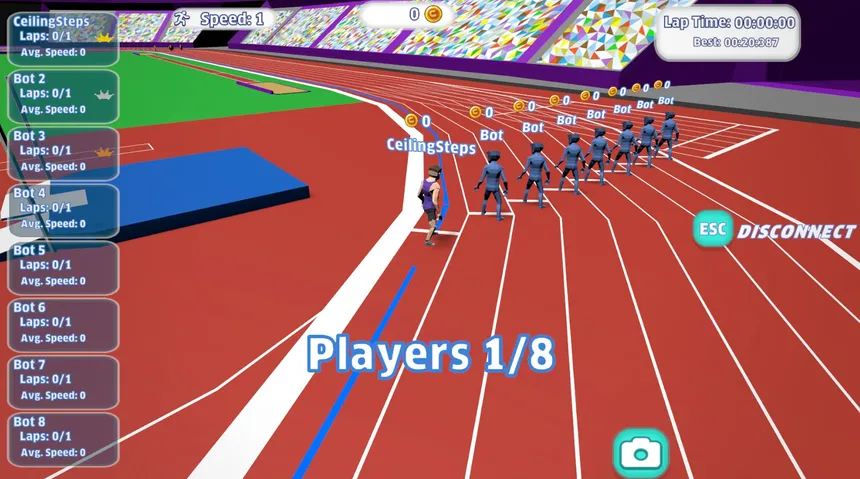 Скриншот 2 к игре Ceiling Run