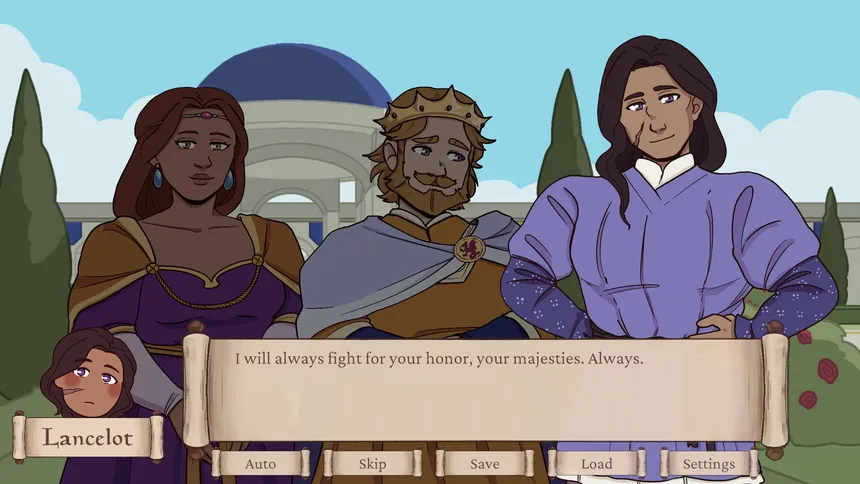 Скриншот 2 к игре Camelot Crush: A Round Table Dating Sim