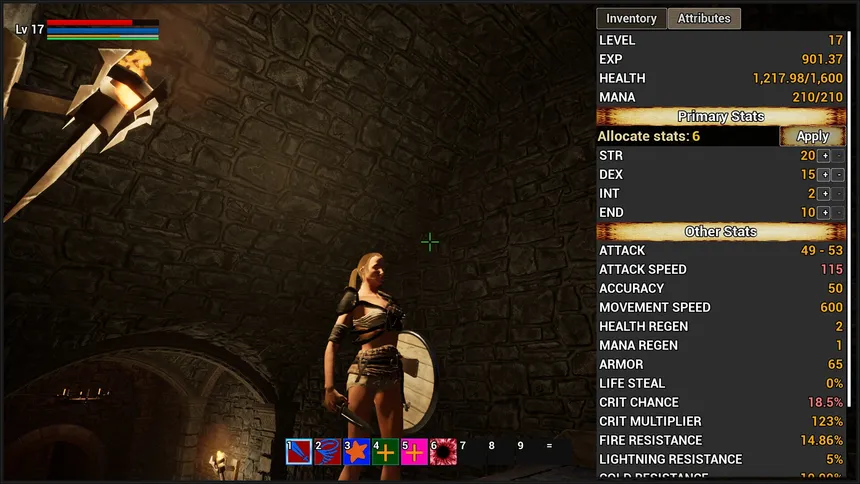 Скриншот 2 к игре Warlock's Dungeon