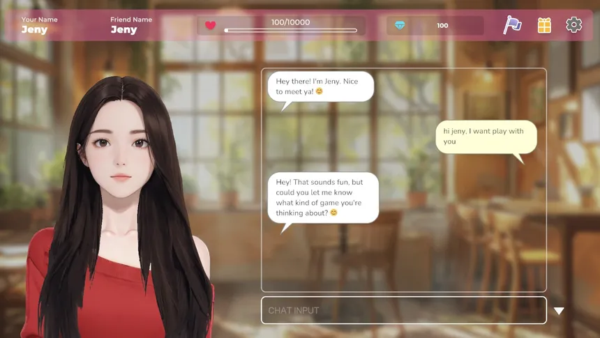 Скриншот 5 к игре AI Love Chat : virtual romance