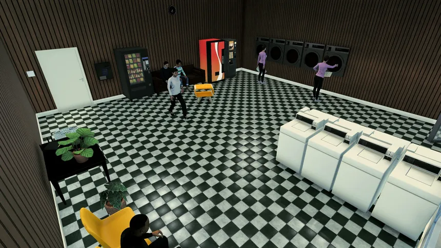 Скриншот 1 к игре Laundromat Simulator