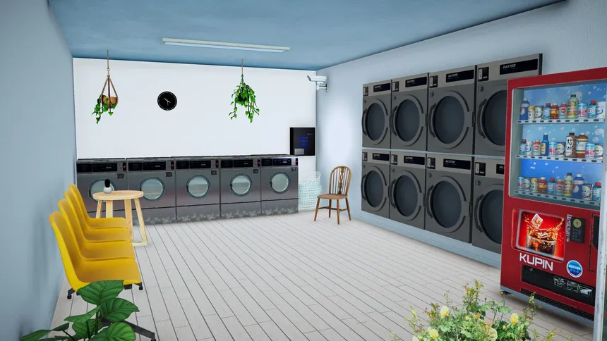 Скриншот 2 к игре Laundromat Simulator
