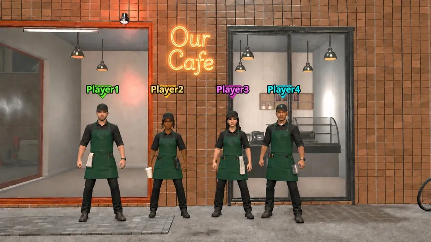 Скриншот 1 к игре Coffee Masters! - Multiplayer Cafe Simulator