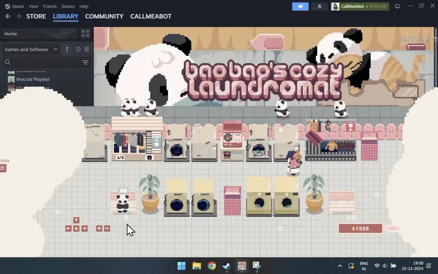 Скриншот 3 к игре Bao Bao's Cozy Laundromat