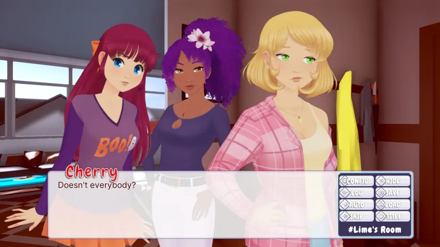 Скриншот 2 к игре Spooktober Visual Novel Jam!