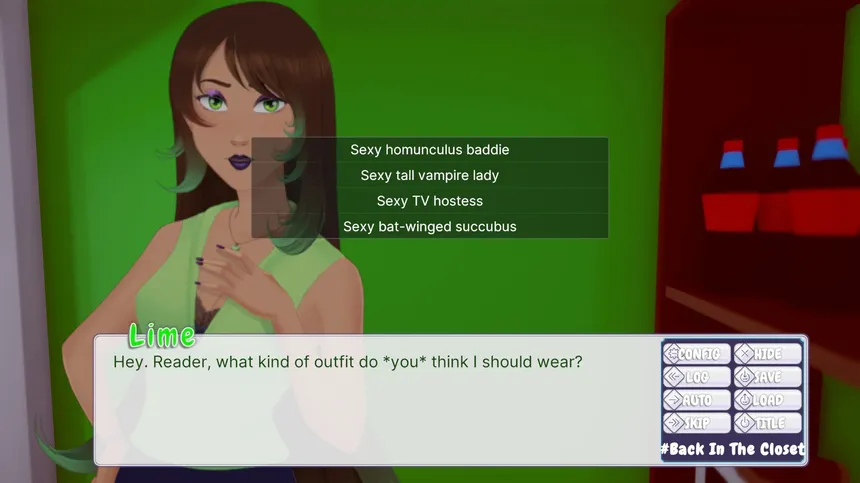 Скриншот 3 к игре Spooktober Visual Novel Jam!