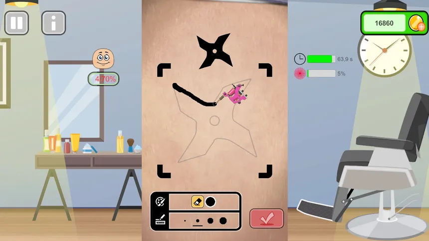 Скриншот 1 к игре Tattoo Studio Simulator