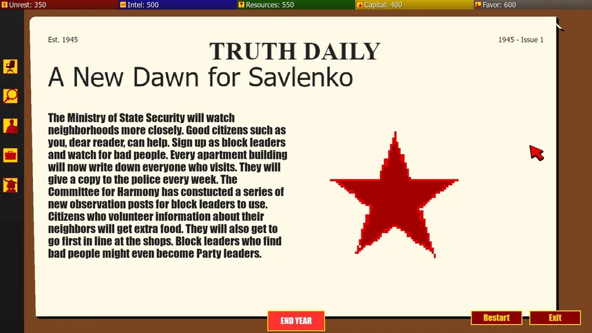 Скриншот 2 к игре Politburo Simulator