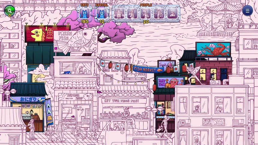 Скриншот 1 к игре Hidden Cats in Tokyo