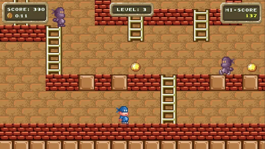 Скриншот 1 к игре Ninja Gold Thief