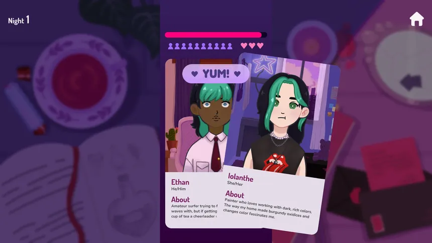 Скриншот 1 к игре Love at first Bite