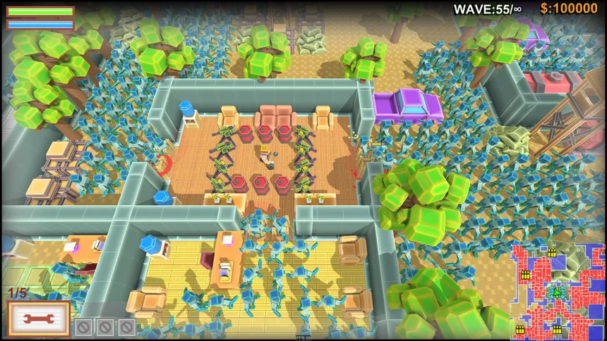 Скриншот 1 к игре Zombie Siege：Room War