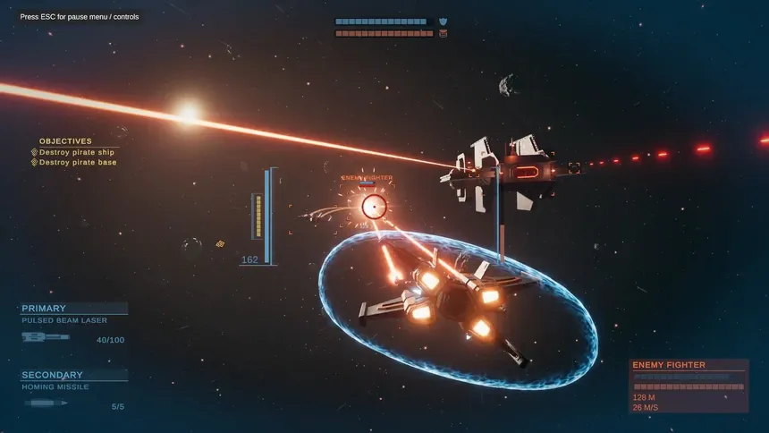 Скриншот 1 к игре Starship Fighters: Space Combat Simulator