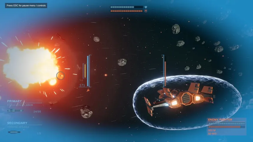 Скриншот 4 к игре Starship Fighters: Space Combat Simulator