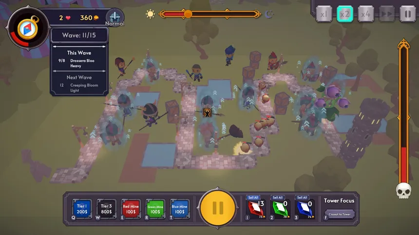 Скриншот 1 к игре Royal Wars: Farm TD