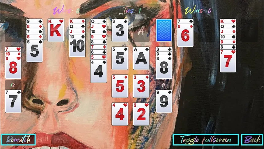 Скриншот 1 к игре Gudrun's Solitaire Duel