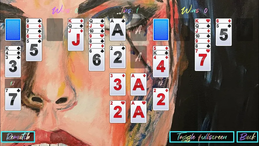 Скриншот 2 к игре Gudrun's Solitaire Duel