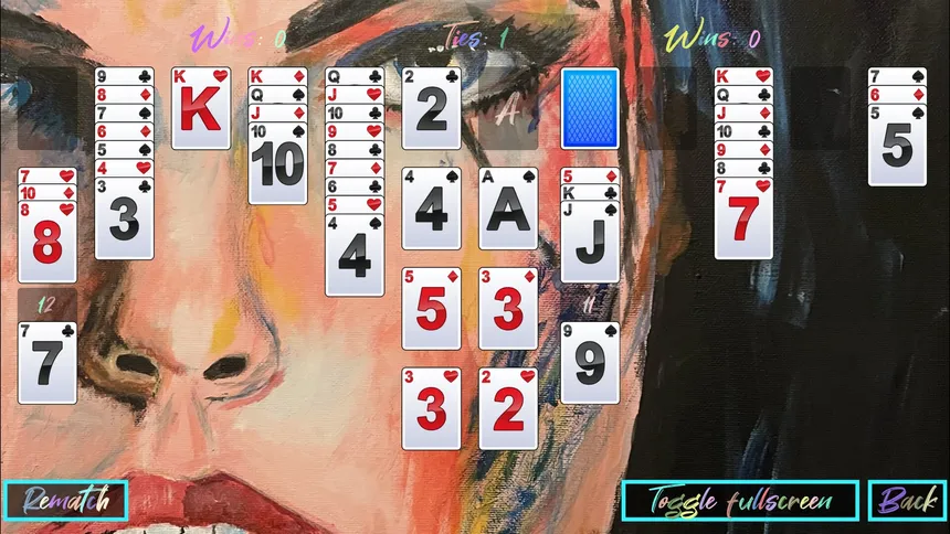 Скриншот 3 к игре Gudrun's Solitaire Duel