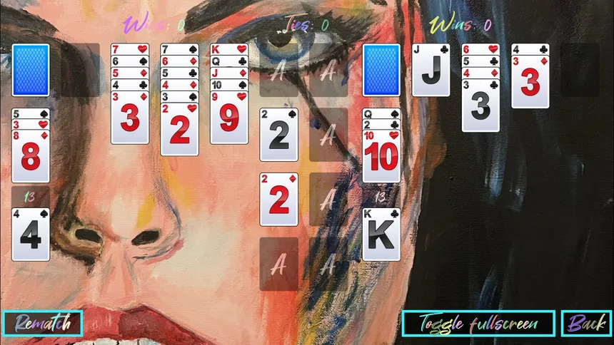 Скриншот 4 к игре Gudrun's Solitaire Duel