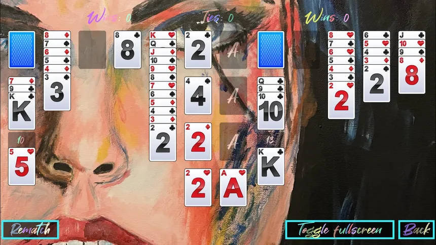 Скриншот 5 к игре Gudrun's Solitaire Duel