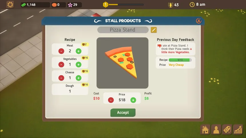 Скриншот 3 к игре Food Park Manager
