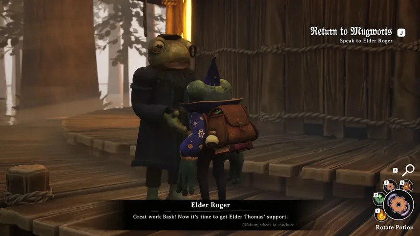 Скриншот 4 к игре Bask: The Alchemist Frog