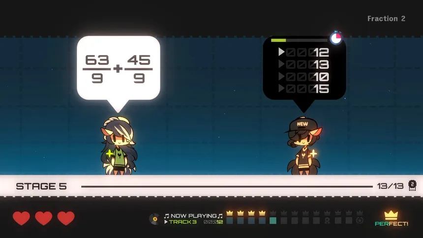 Скриншот 2 к игре Mini Star Math: 3 Hearts