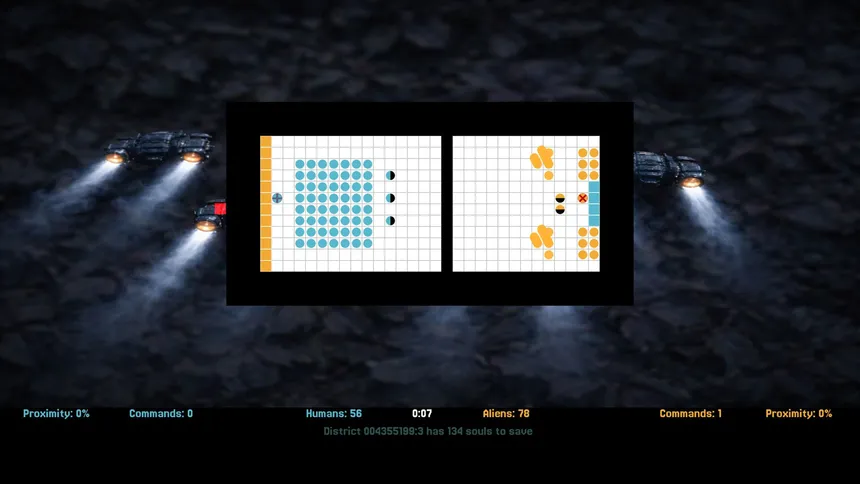 Скриншот 1 к игре Tiny Pods Rescue - 2D Board Game Edition