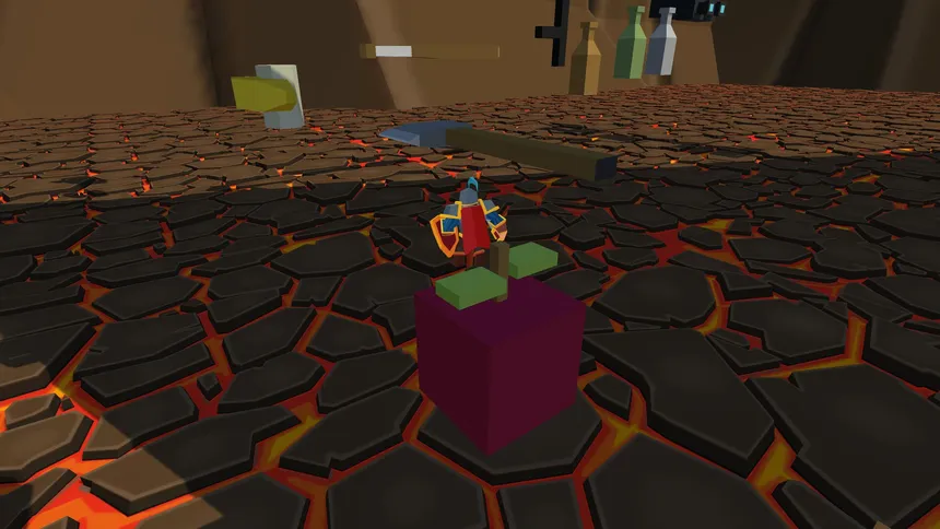 Скриншот 1 к игре Volcano Jumper