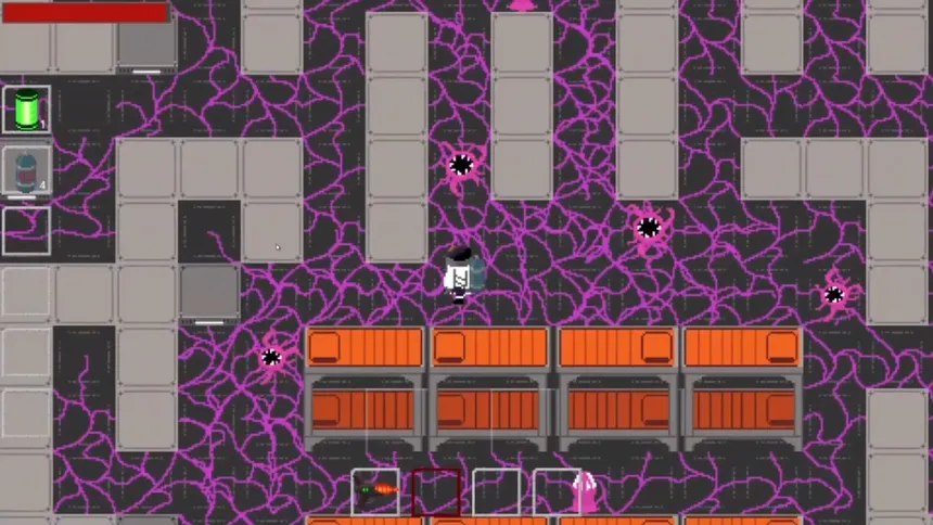 Скриншот 1 к игре Spaceman Wakes Up In A New World, The Government Has Been Experimenting On People On the Moon and Created Crazy Vine Monsters