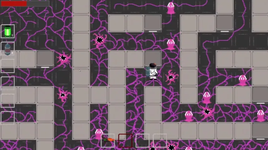 Скриншот 2 к игре Spaceman Wakes Up In A New World, The Government Has Been Experimenting On People On the Moon and Created Crazy Vine Monsters