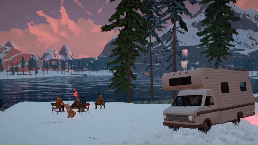 Скриншот 1 к игре Long Drive North: кооперативный автосимулятор