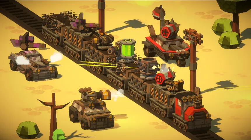 Скриншот 1 к игре Rogue Train: Fury Rail