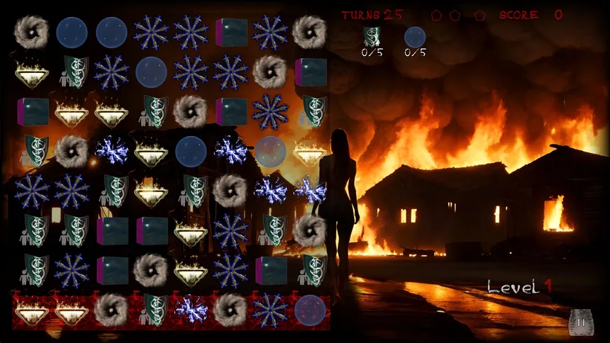 Скриншот 1 к игре Match 3 Game The World Is Going To