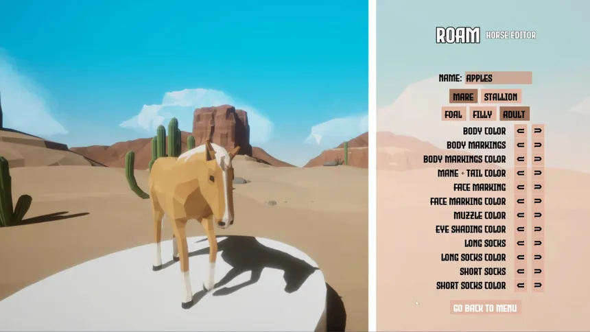 Скриншот 1 к игре ROAM: Wild Horse Simulator