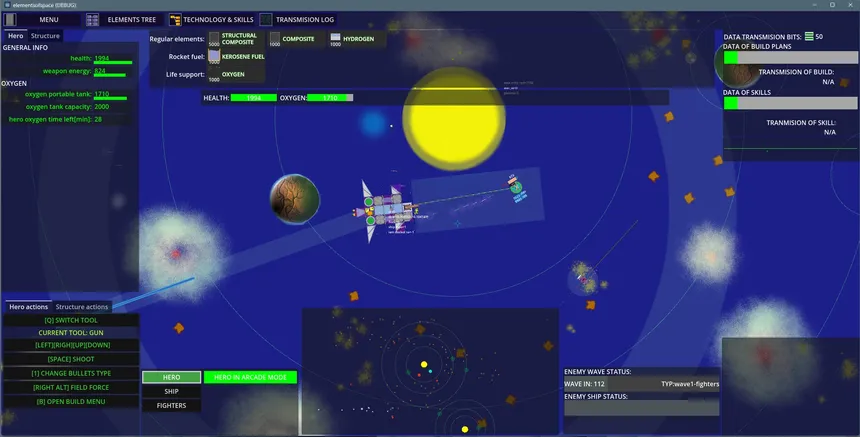 Скриншот 1 к игре Off Course ELEMENTS of SPACE