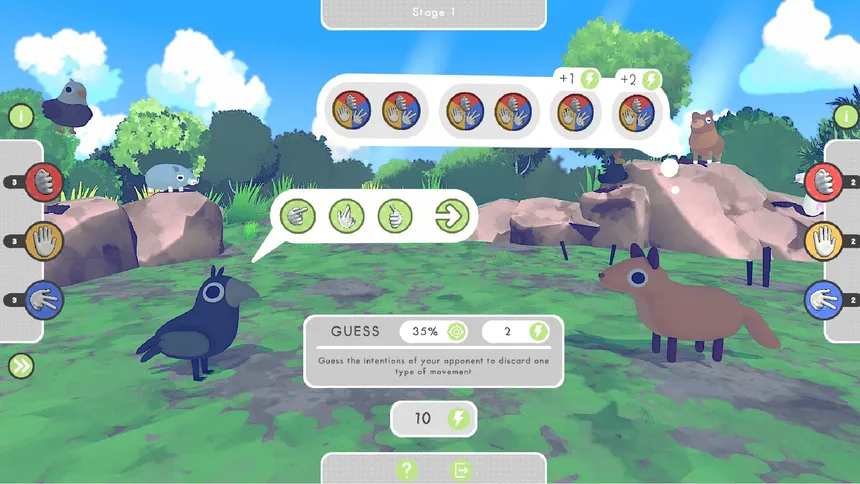 Скриншот 1 к игре Beastly Tactics: Rock Paper Scissors