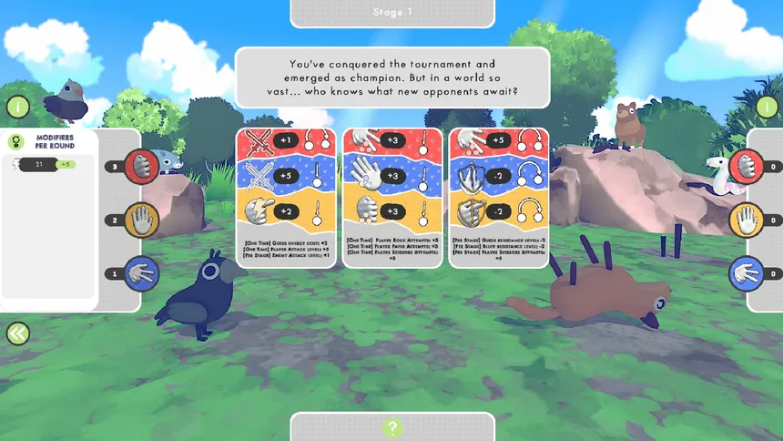 Скриншот 4 к игре Beastly Tactics: Rock Paper Scissors