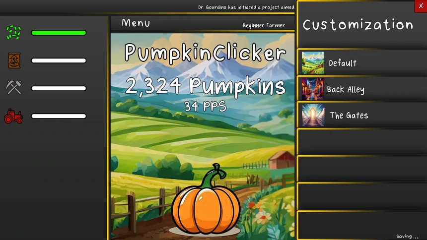 Скриншот 1 к игре Pumpkin Clicker
