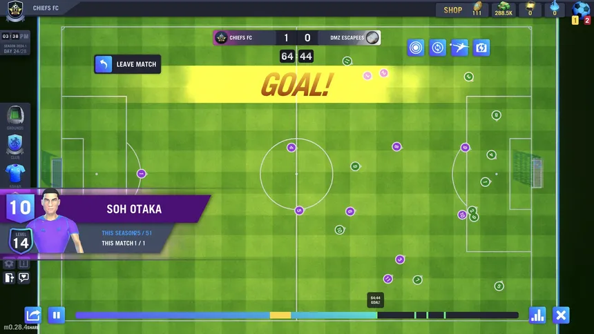 Скриншот 3 к игре Blackout Football Manager