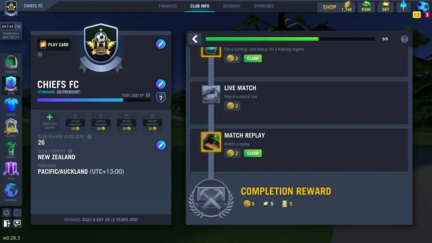 Скриншот 5 к игре Blackout Football Manager
