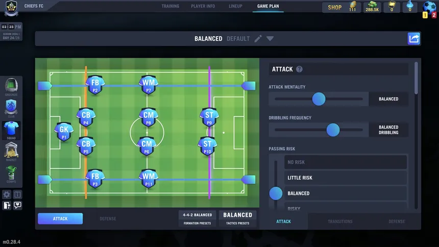 Скриншот 6 к игре Blackout Football Manager