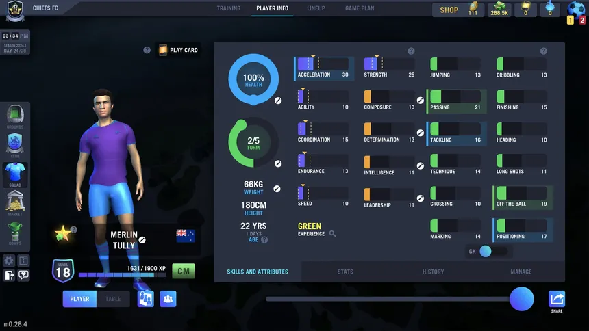 Скриншот 7 к игре Blackout Football Manager