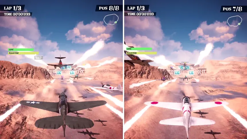 Скриншот 6 к игре Sky Combat: WWII Warplane Races