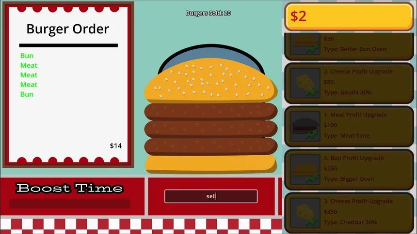 Скриншот 2 к игре Burger Typer
