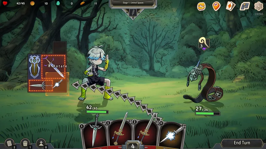Скриншот 6 к игре Pocket Legend : Inventory Roguelike Deckbuilder