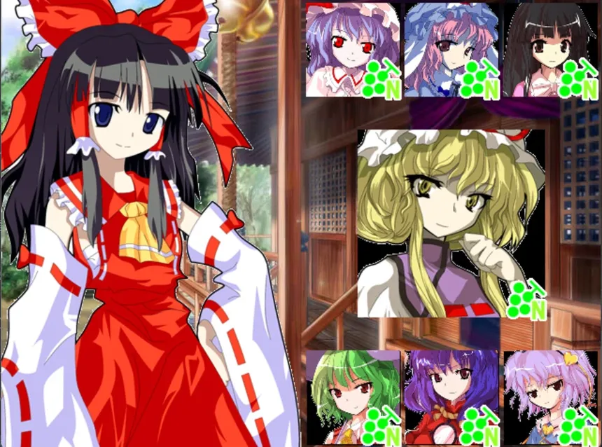 Скриншот 1 к игре 緑葡萄伝（東方Project・幻想葡萄伝）