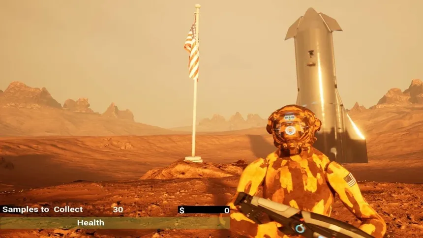 Скриншот 3 к игре Mars Bot Battle