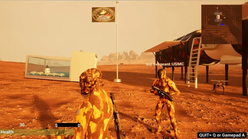 Скриншот 4 к игре Mars Bot Battle